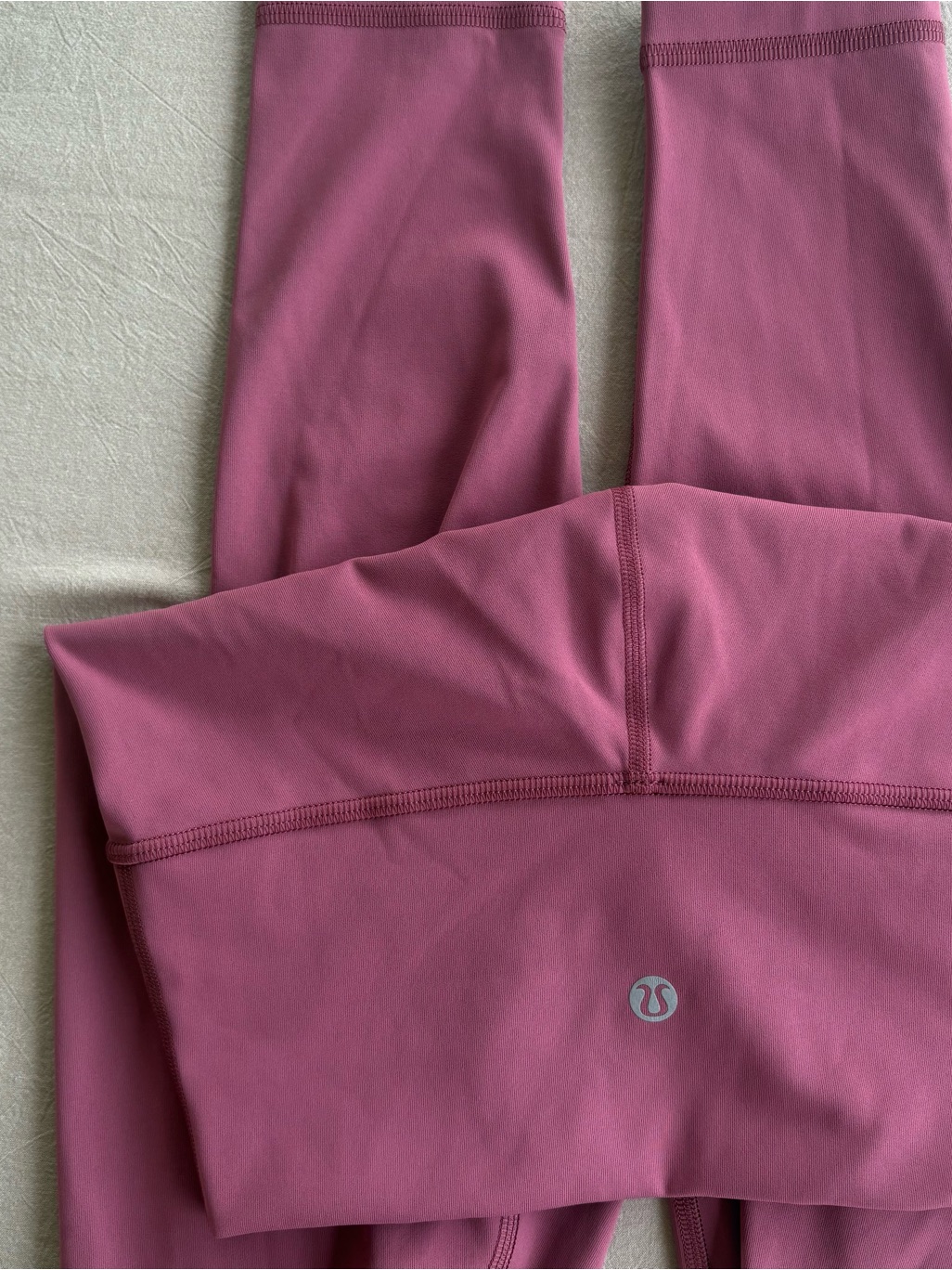 Lululemon Athletica High-Waist Leggings In Dusty Rose